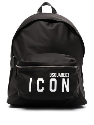 Dsquared2 Icon zipped backpack - Black