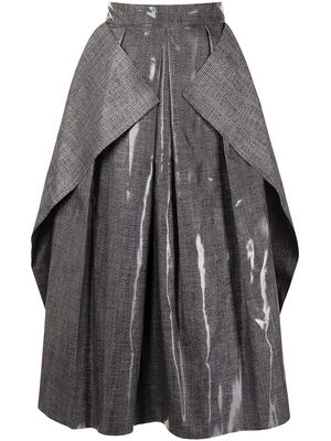 Maticevski fondness pleated crepe skirt - Black