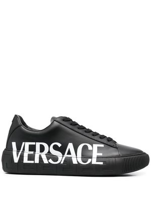 Versace Greca-sole logo sneakers - Black