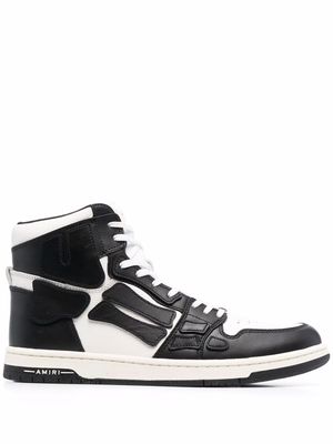 AMIRI patch-detail high top sneakers - Black