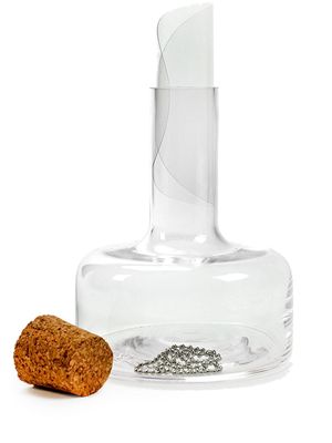 Serax cork-stop glass carafe - Neutrals