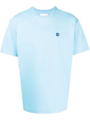 Off Duty Smiley cotton T-shirt - Blue