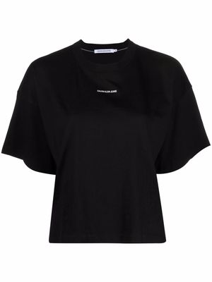 Calvin Klein Jeans logo-print cotton T-Shirt - Black