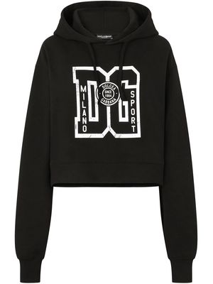Dolce & Gabbana logo-print hoodie - Black