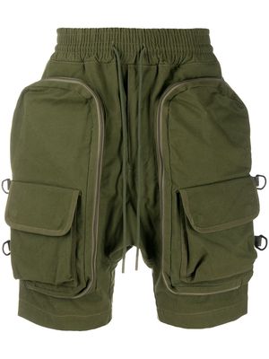 Readymade drawstring cargo shorts - Green
