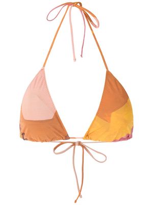 Clube Bossa Aava triangle bikini top - Multicolour
