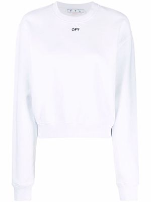 Off-White Off-stamp cropped sweatshirt