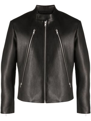Maison Margiela zip-detail biker jacket - Black