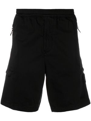 Stone Island elasticated waistband track shorts - Black