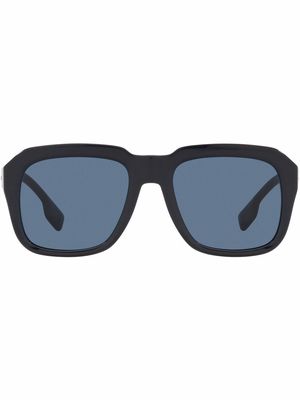 Burberry Eyewear BE4350 oversized frame sunglasses - Blue