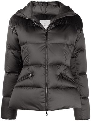 Moncler hooded padded jacket - Grey