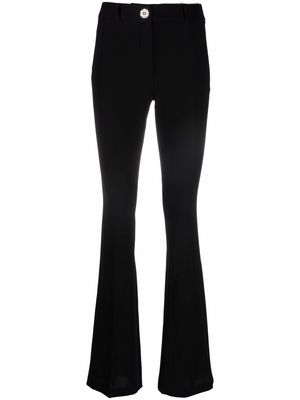 Philipp Plein Elegant flared trousers - Black