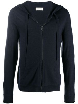 Zadig&Voltaire Clash hooded jacket - Blue