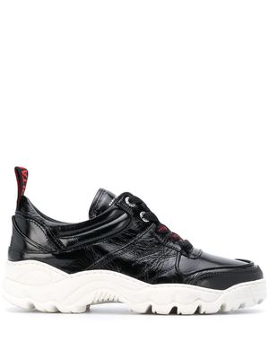 Zadig&Voltaire patent leather sneakers - Black