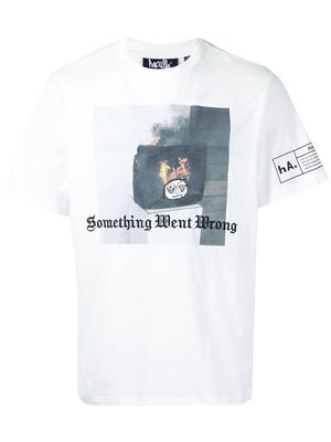 Haculla Something Went Wrong T-shirt - White