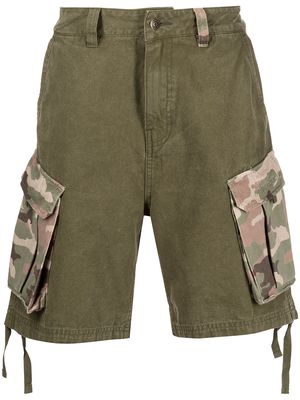 HONOR THE GIFT camouflage-print cargo shorts - Green
