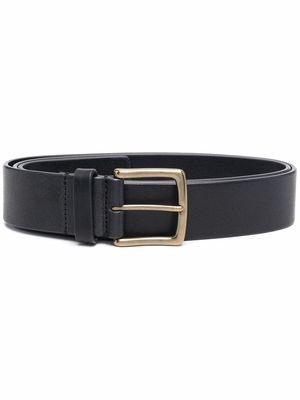 Officine Creative grained calf leather belt - Black