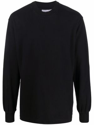 Han Kjøbenhavn distressed long-sleeve T-shirt - Black