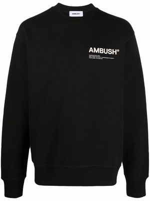 AMBUSH Workshop crew-neck sweatshirt - Black