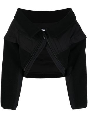 Alexander Wang fitted asymmetric jacket - Black