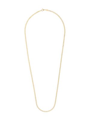 Nialaya Jewelry Cuban 3mm chain necklace - Gold