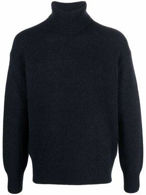 LANVIN long-sleeve roll-neck jumper - Blue