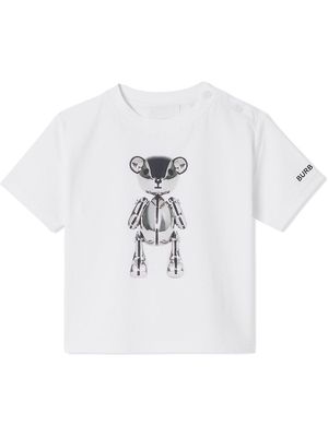 Burberry Kids Thomas Bear-print cotton T-shirt - White