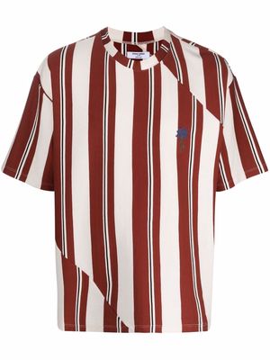 Opening Ceremony striped round-neck T-shirt - Brown