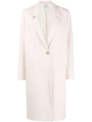 Forte Forte notched-lapels single-breasted coat - Neutrals