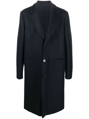 Harris Wharf London single-breasted tailored coat - Blue