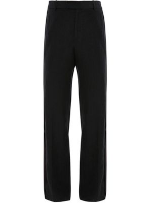 JW Anderson wide leg tuxedo trousers - Black
