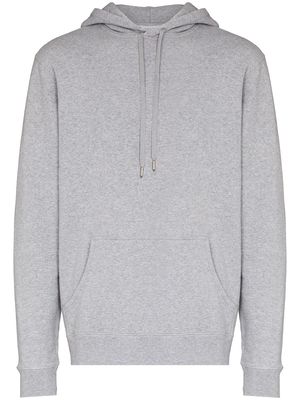Sunspel Loopback Overhead hoodie - Grey