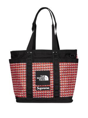 Supreme x The North Face studded Explore Utility tote bag - Red