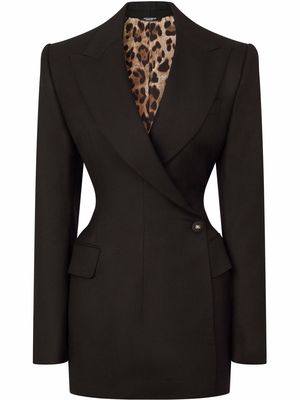 Dolce & Gabbana tailored button-front coat - Black