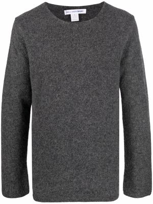 Comme Des Garçons Shirt crew-neck wool jumper - Grey