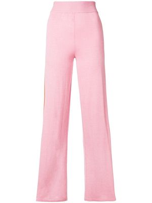 Cashmere In Love Esther striped trousers - Pink