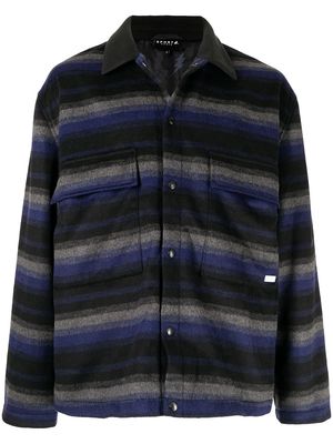 SPORT b. by agnès b. Oversize wool shirt jacket - Blue