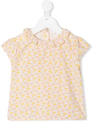 Knot Flower Power short-sleeved blouse - Neutrals