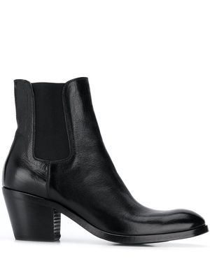 Alberto Fasciani leather ankle boots - Black