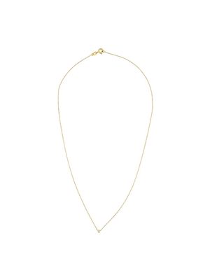 Wouters & Hendrix Gold single diamond necklace - Metallic