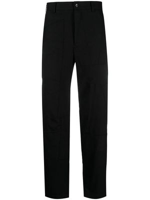 Black Comme Des Garçons high-waist tailored trousers