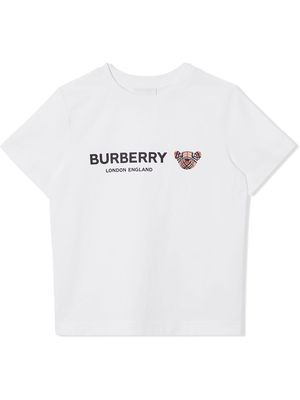 Burberry Kids Thomas Bear cotton T-shirt - White