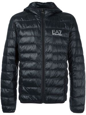 Ea7 Emporio Armani zip up jacket - Black