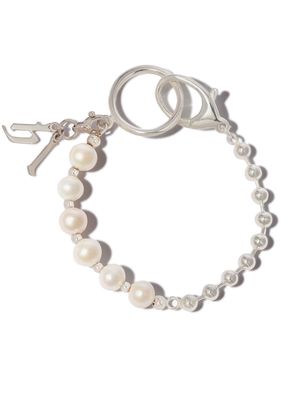 Hatton Labs 50/50 pearl bracelet - Silver