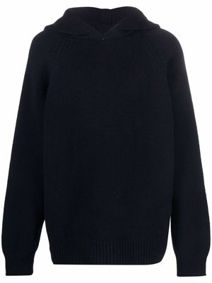 Nanushka oversize merino-cashmere hoodie - Blue