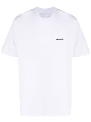 Patagonia pocket-logo T-shirt - White