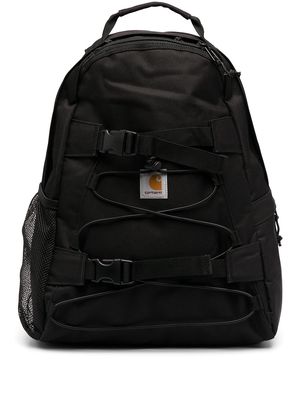 Carhartt WIP logo patch backpack - Black