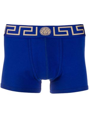 Versace Greca Key logo boxer briefs - Blue
