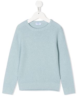 Siola knitted crew-neck jumper - Blue