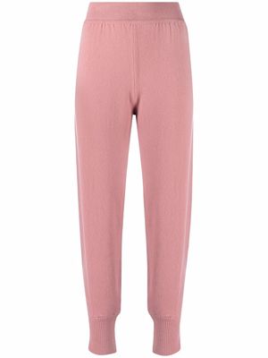 Alberta Ferretti high-rise knitted sweatpants - Pink